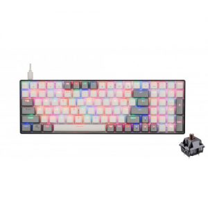 Bàn Phím Cơ E-Dra EK396 RGB Brown Switch